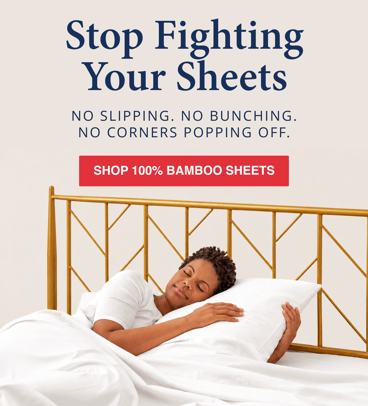 Stop Fighting Your Sheets No slipping. No bunching. No corners popping off.