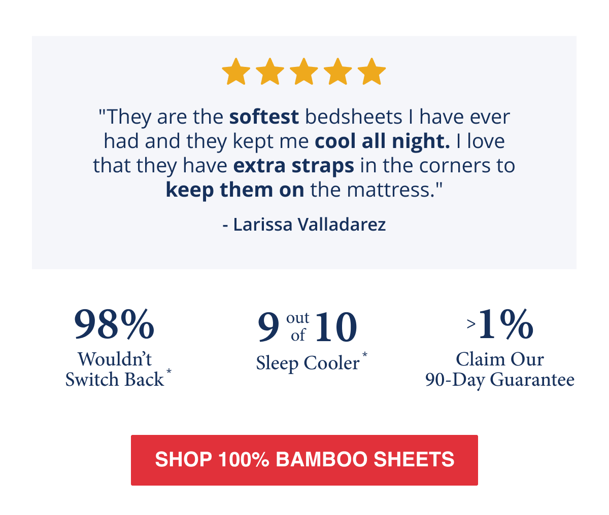 98% Wouldn’t Switch Back*