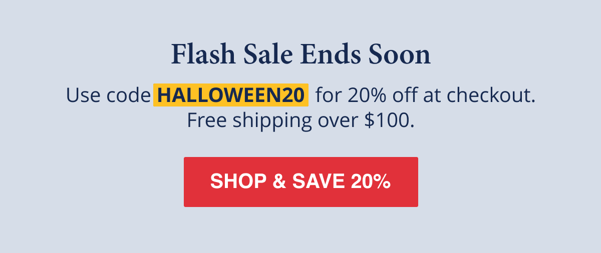 SHOP & SAVE 20%