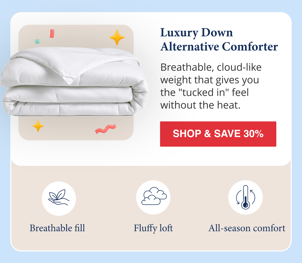 Luxury Down Alternative Comforter
