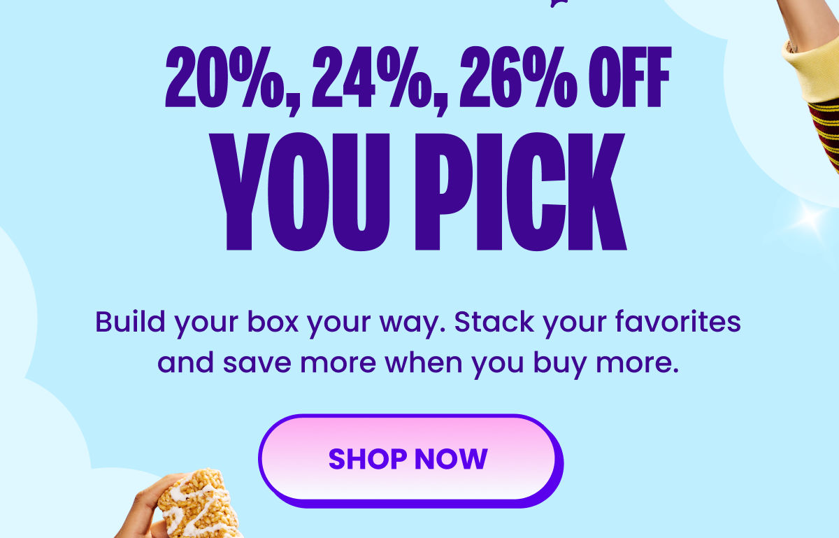 20%, 24%, 26% Off
