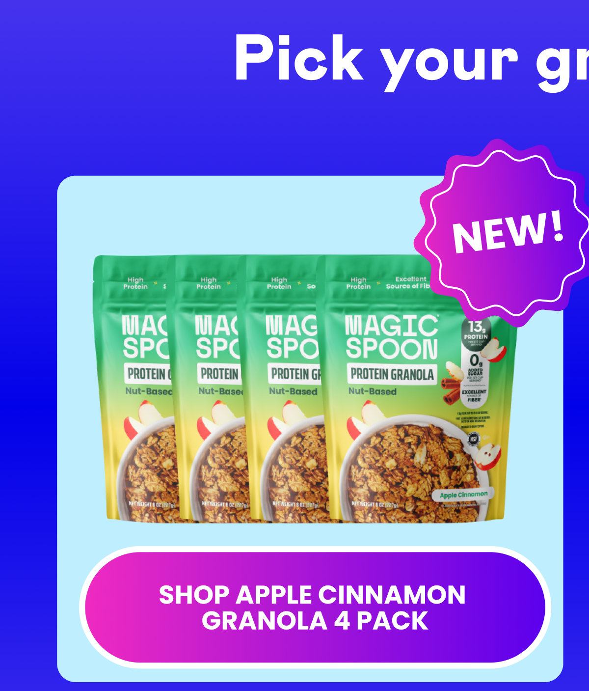 Shop Apple Cinnamon Granola