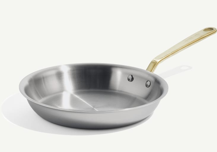 Antique Brass Small Spaces Set frying pan