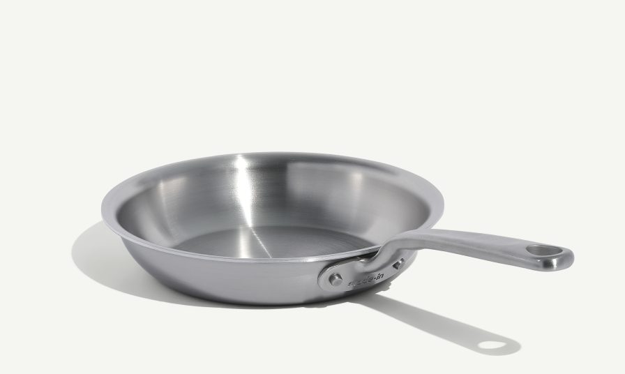 8-inch stainless steel frying pan