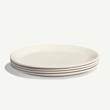 Stack of dinner plates