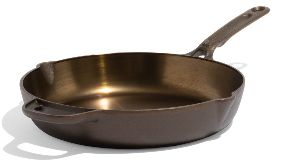 Seasoned cast iron skillet