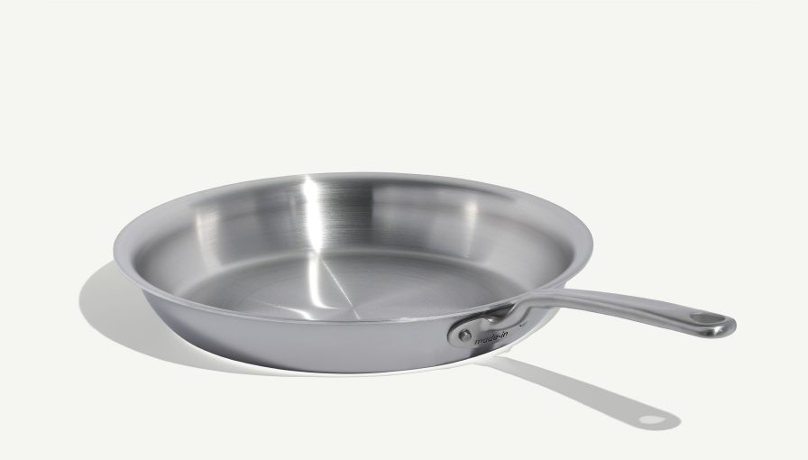 12-inch stainless steel frying pan