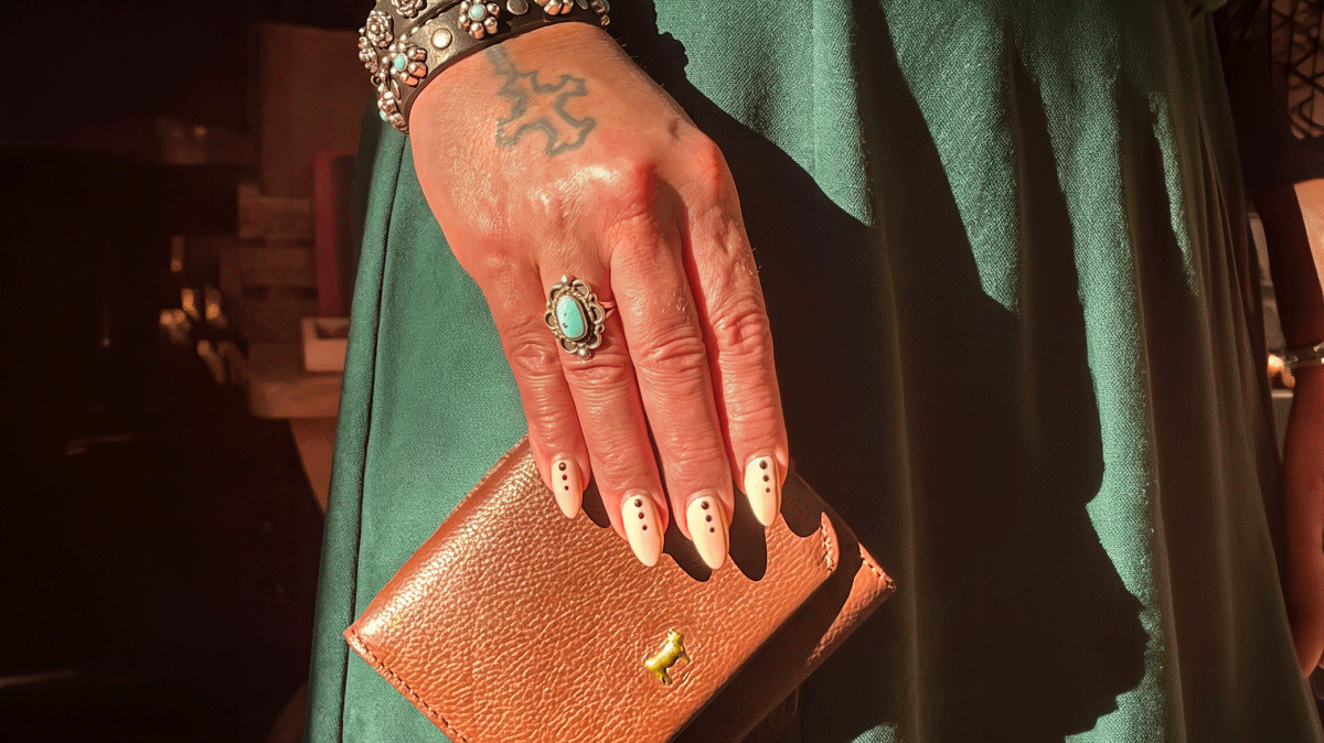 Italian Leather French Purse in Cuoio, back in stock