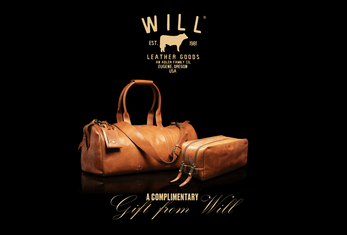 William Collection bag and complimentary Professional Travel Kit