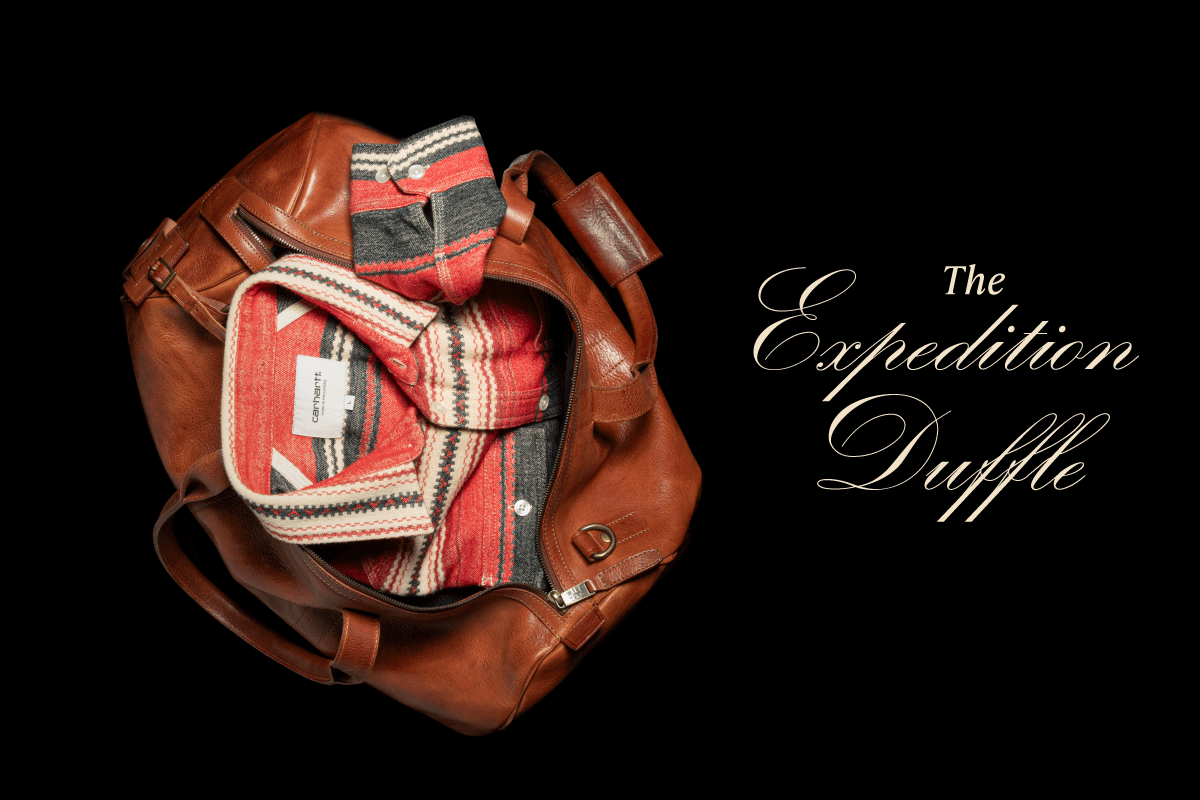 William Expedition Duffle in Italian leather