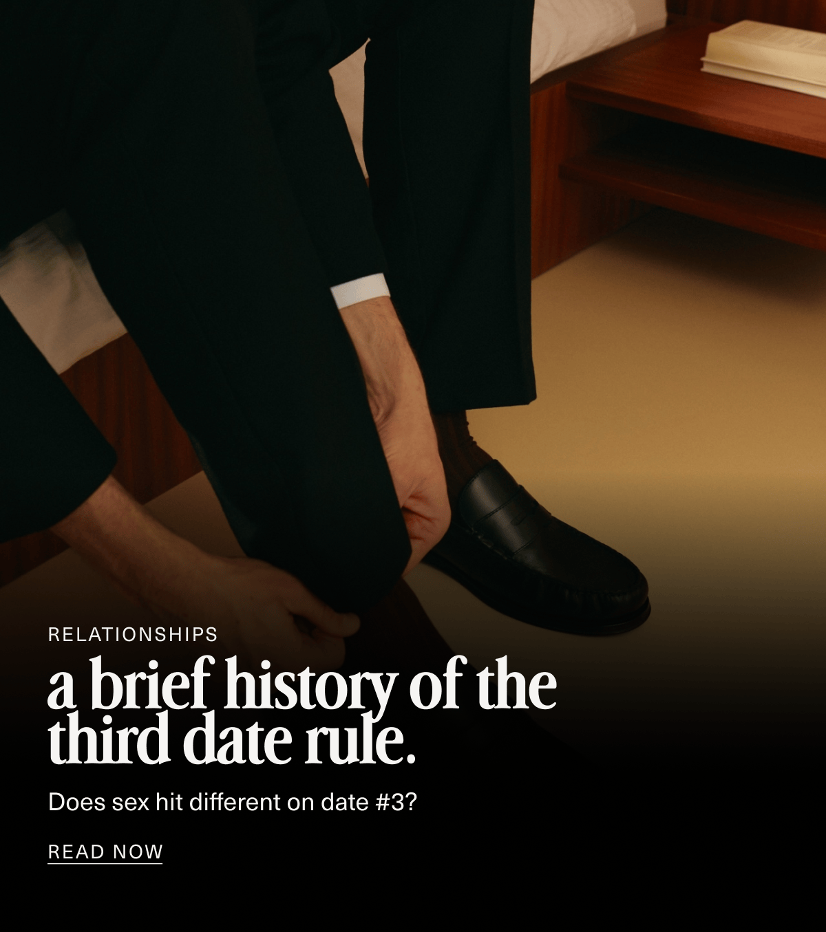 Relationships | a brief history of the third date rule. | Does sex hit different on date #3? | READ NOW