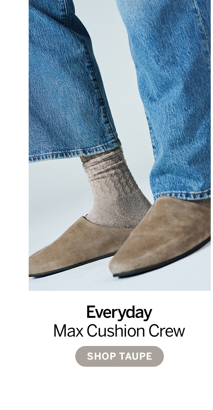 Everyday Max Cushion Crew Shop Taupe