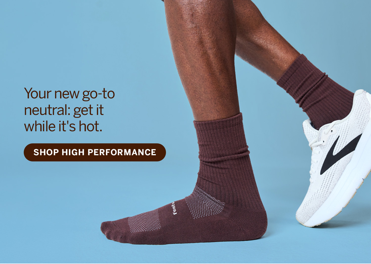 Your new go-to neutral. Get it while it's hot. Drop high performance. 