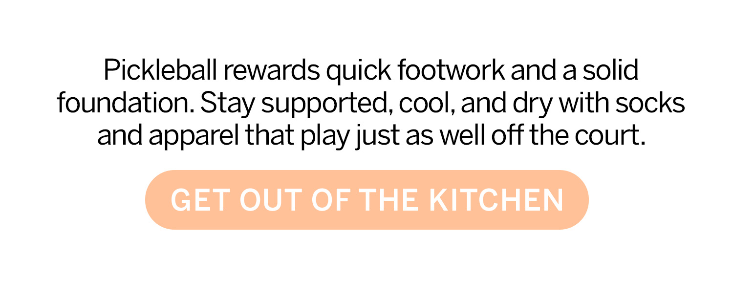 Stay supported, cool, and dry with socks and apparel that play just as well off the court. Shop Pickleball
