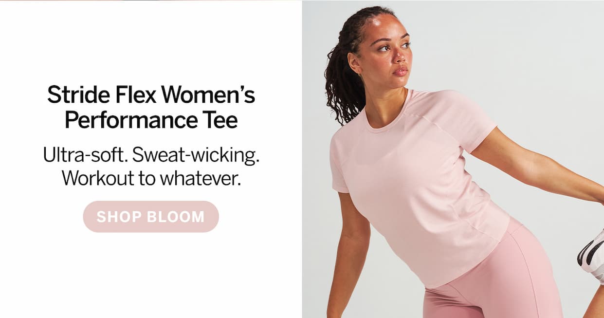 Stride Flex Women's Performance Tee - Shop Bloom