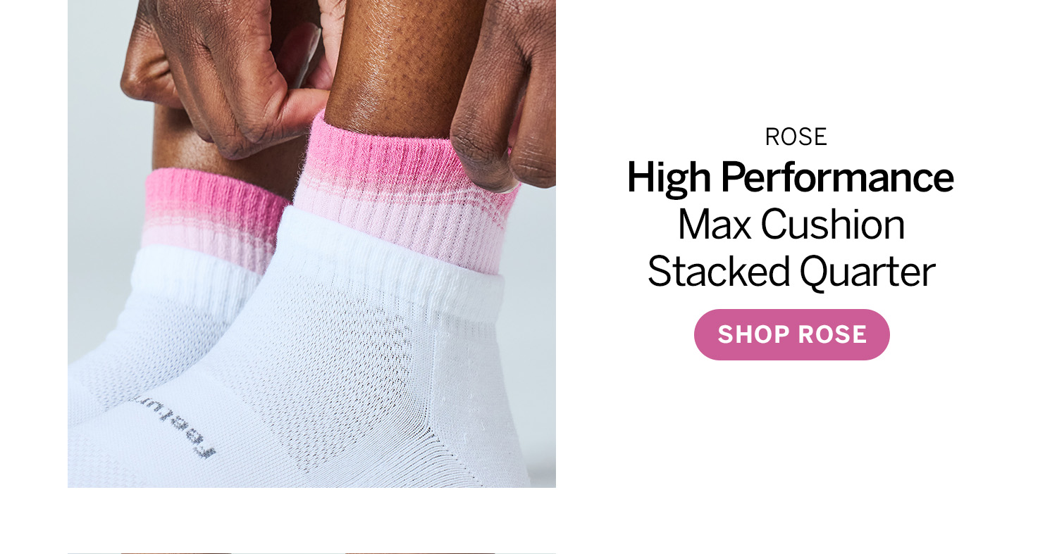 High Performance Max Cushion Stacked Quarter - Shop Rose