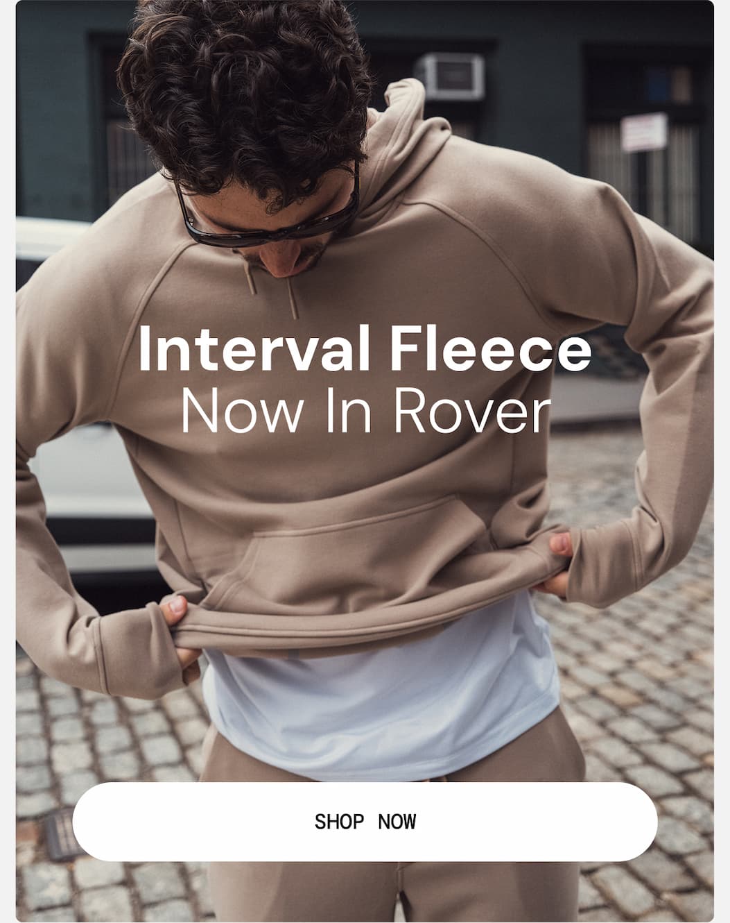 Hero: Interval Fleece Now in Rover Brown