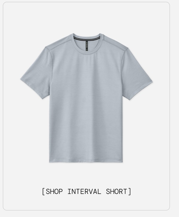 PDP Image: Mineral Grey Interval Training Shirt