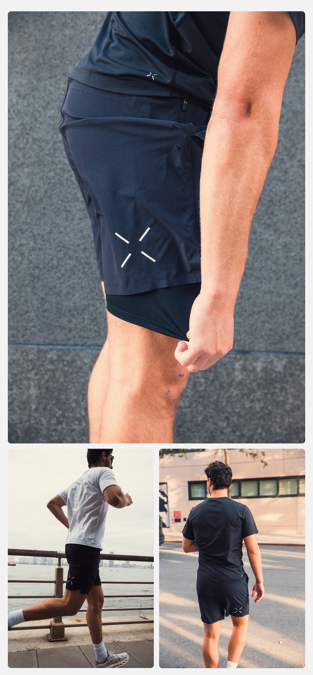 Active Image: Ethan in Interval Navy Shorts
