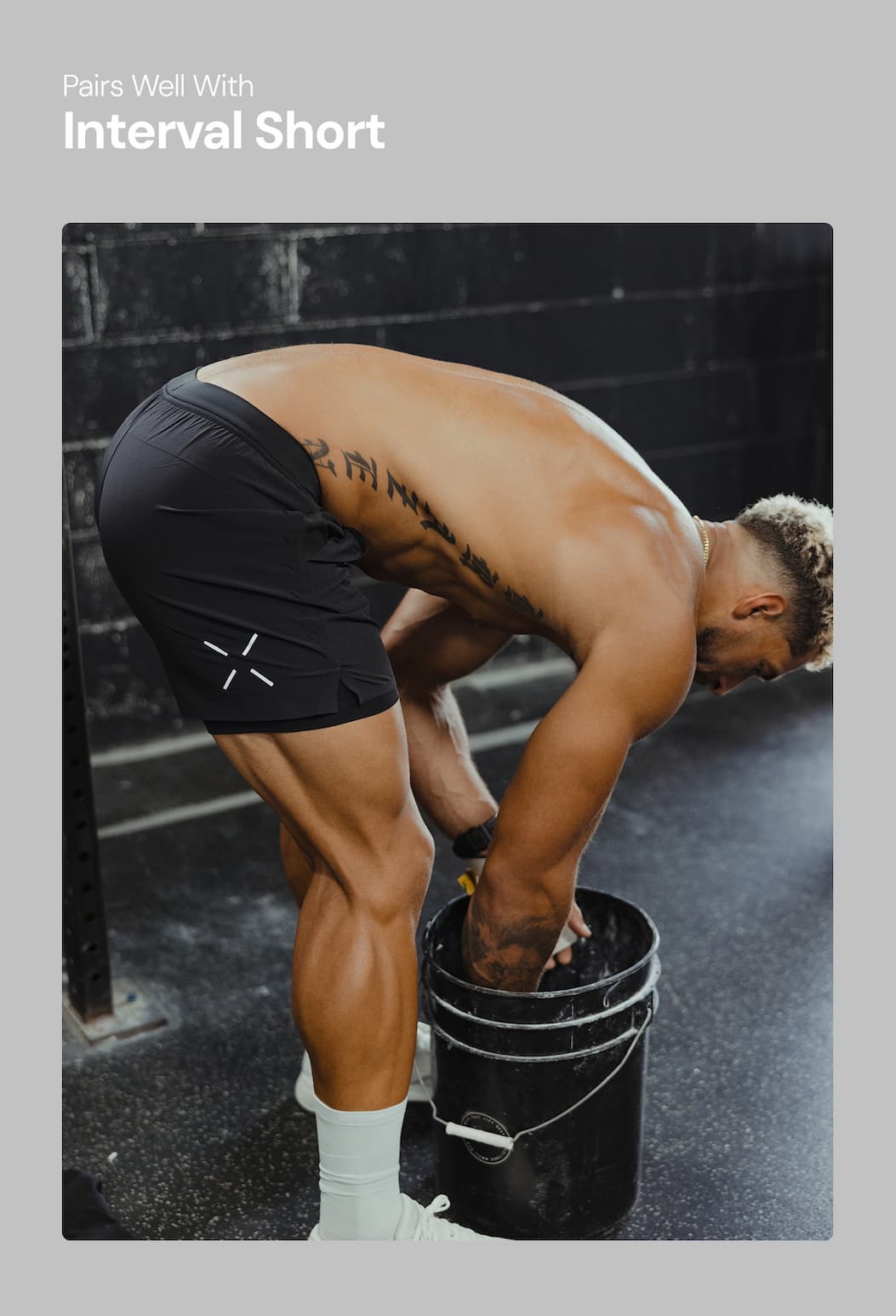 Pairs Well With Module: Black Interval Short in The Gym