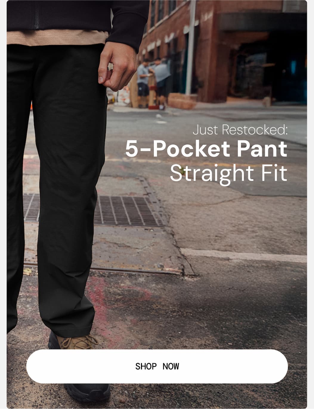 Hero Image: Just Restocked: 5-Pocket Pant Straight Fit