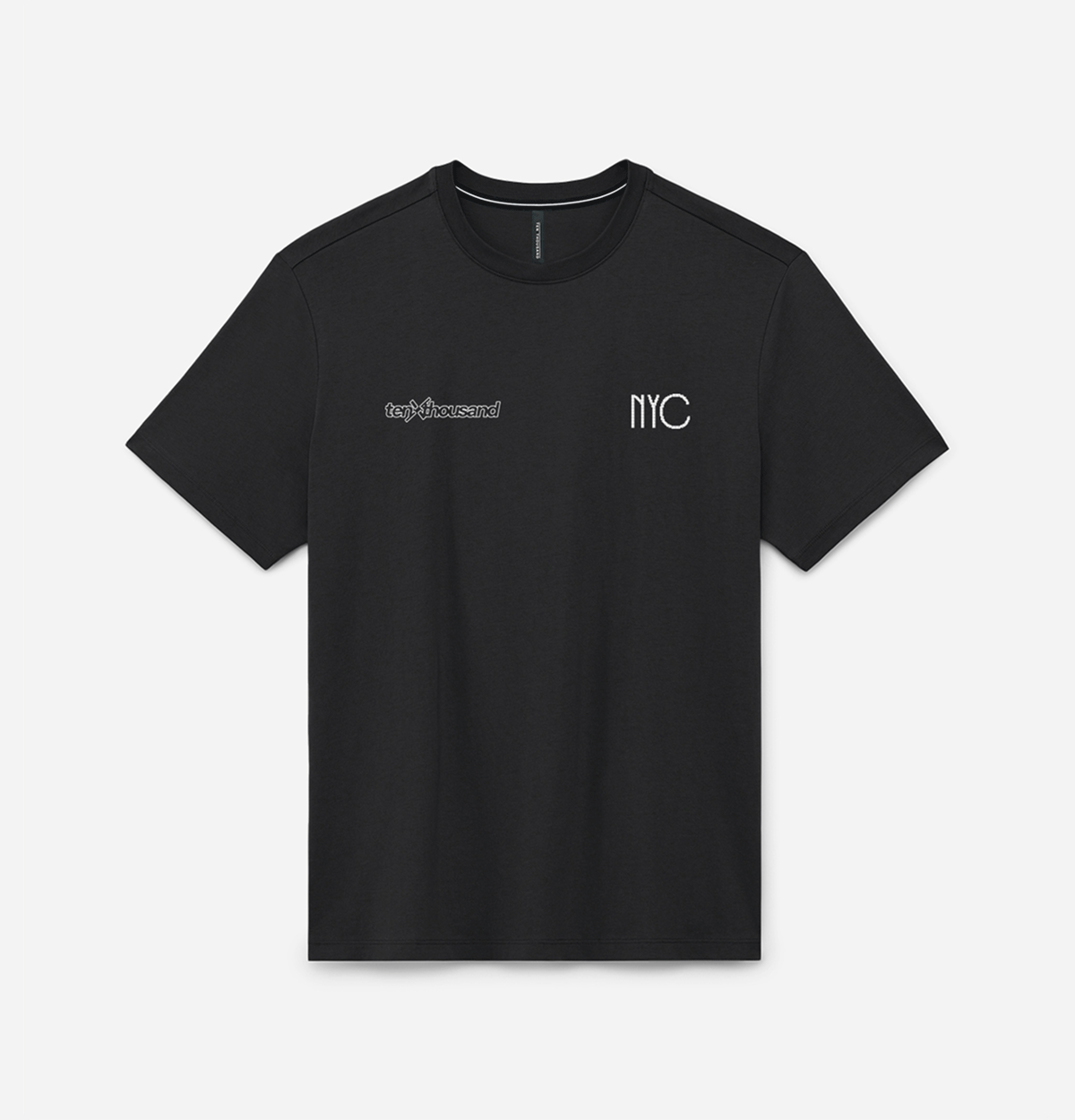 GIF: Front and Back of Black NYC Marathon Edition Core Tee