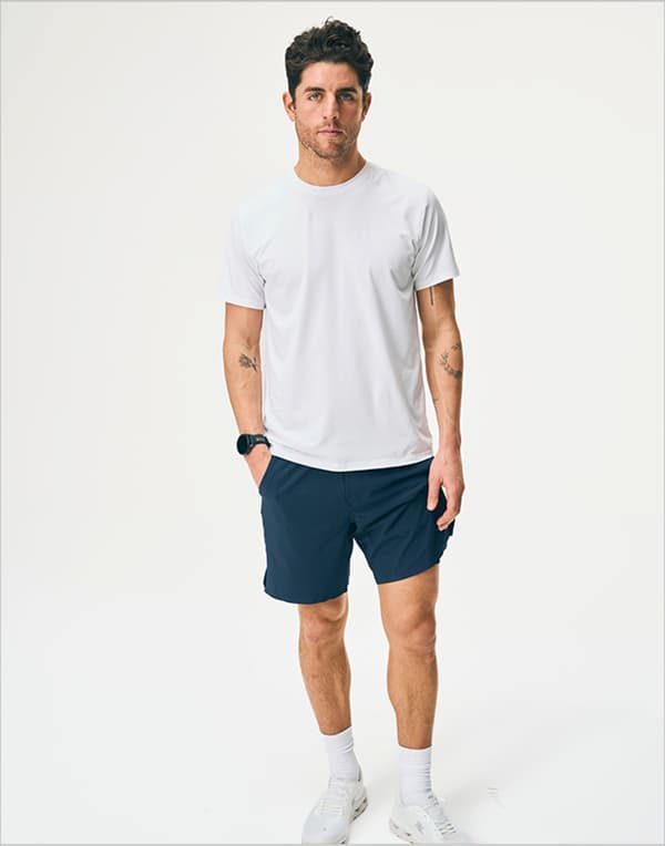 Active Image: Navy Blue 7" Interval Short