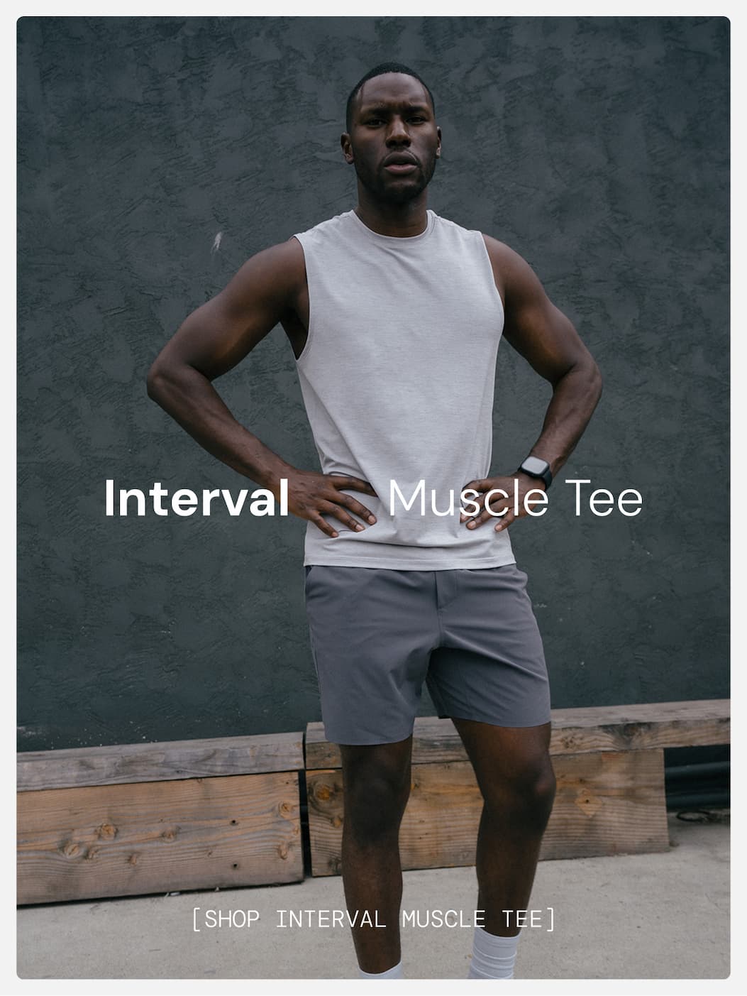 Active Image: Stone Muscle Tee