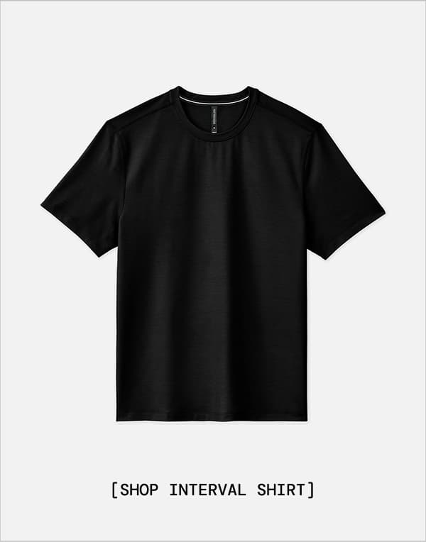 PDP Image: Black Interval Training Shirt