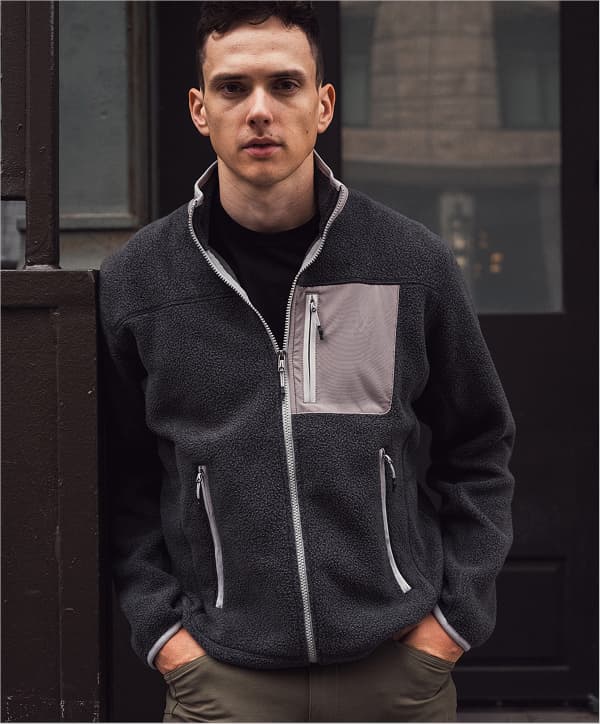 Lifestyle: Iron Gray Sherpa Jacket