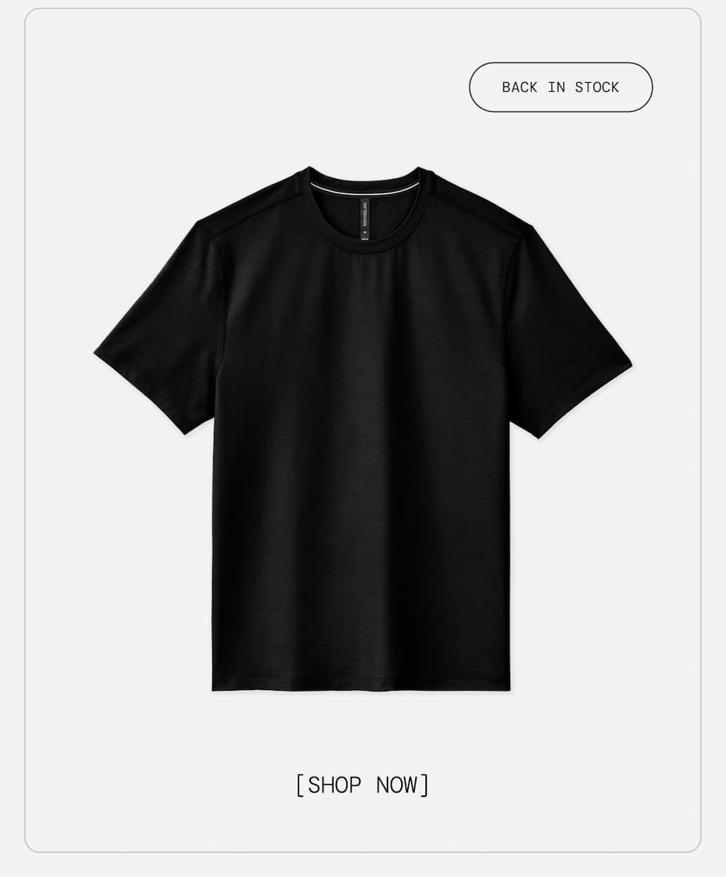 Product Feature Details of Black Interval Shirt