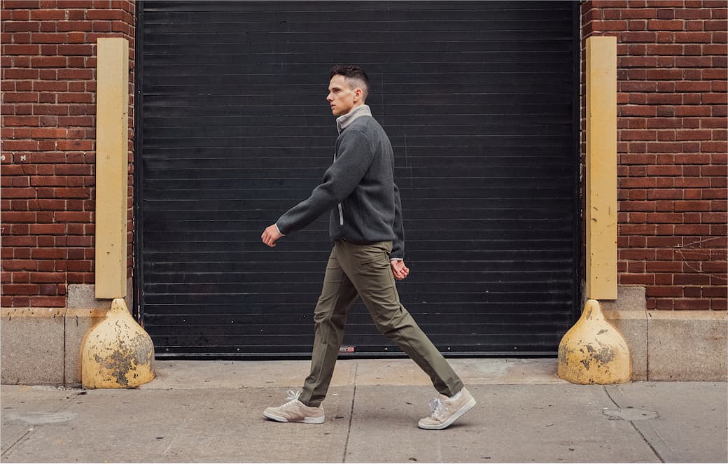 Image: Holden Walking in Tribeca