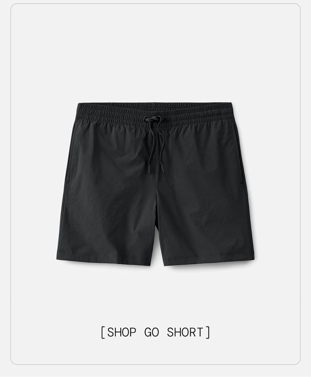 PDP Image: Black Go Cordura Short