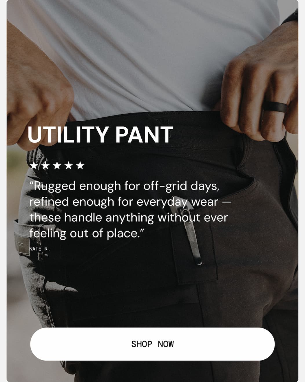 Hero: 5-Star Review for Utility Pant