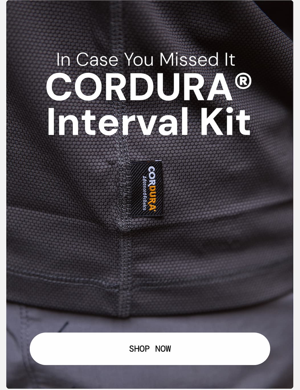 Hero: Gif Cycling Through New Cordura Interval Short and Shirt