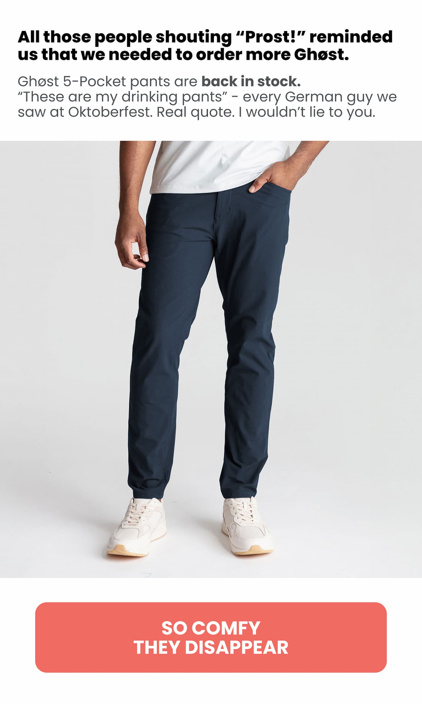Gost 5-pocket pants are back