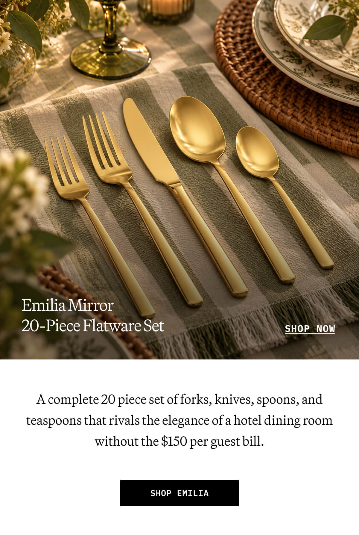 ITALIC | Emilia Flatware