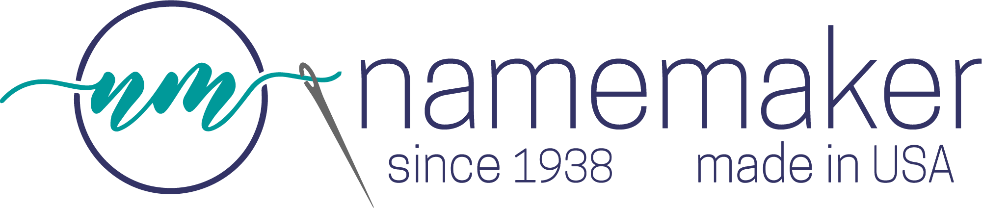 Name Maker logo, since 1938, made in USA