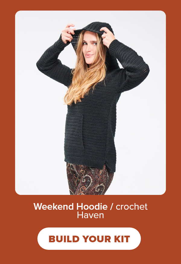 Weekend Hoodie / crochet Haven