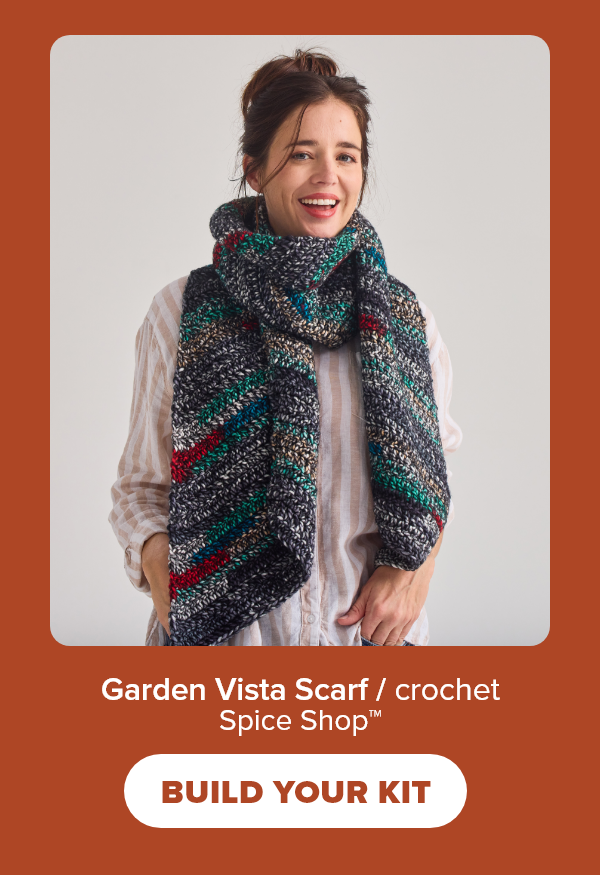 Garden Vista Scarf / crochet Spice Shop™