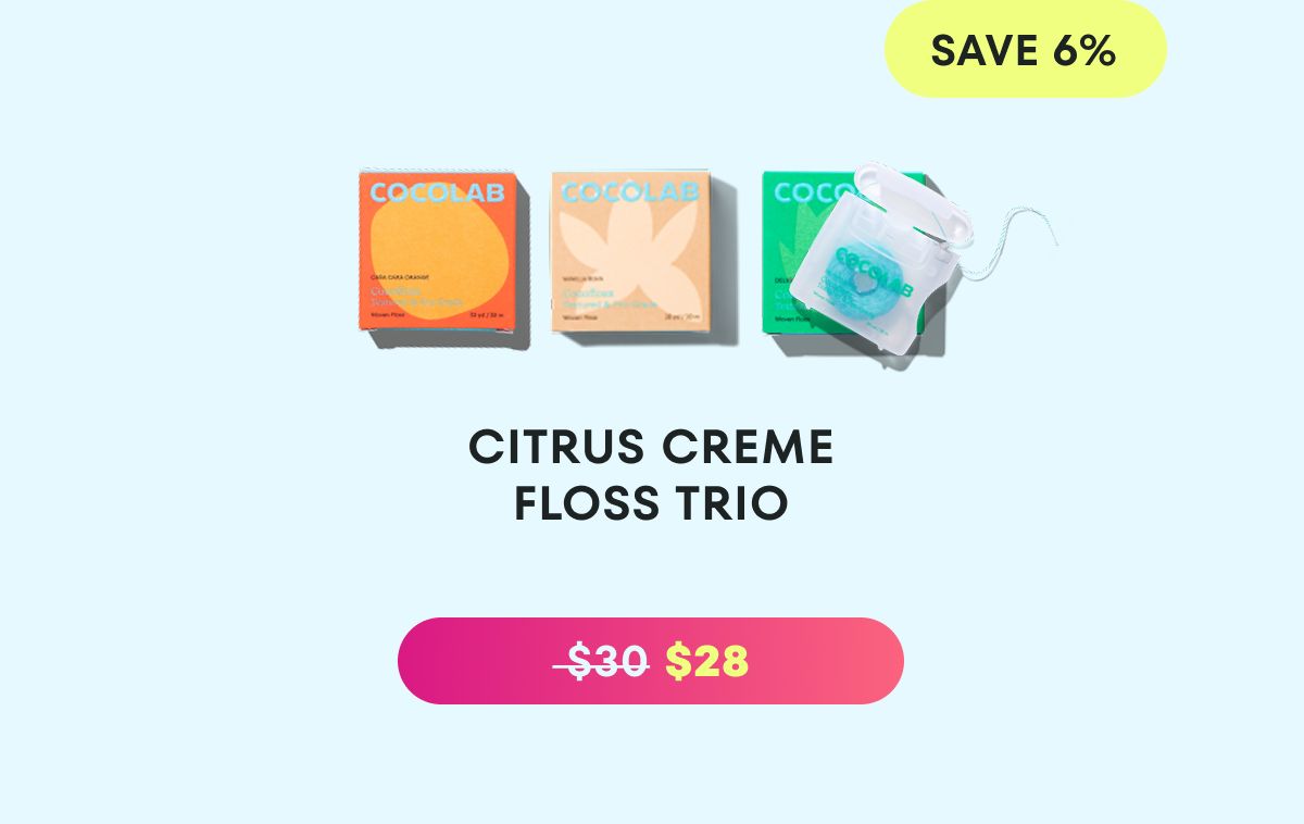 Citrus Creme Floss Trio