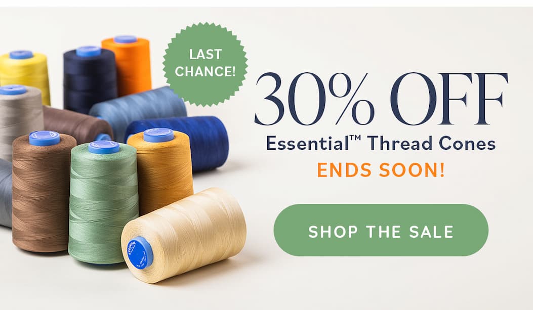 Last Chance 30% off Essential Thread Cones Ends Soon!  Shop the Sale