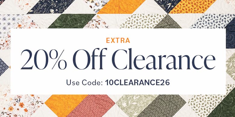 Extra 20% Off Clearance Use Code: 10CLEARANCE26