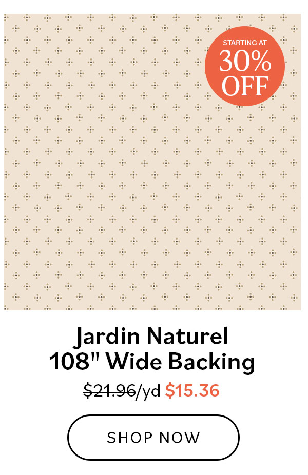 Jardin Naturel 108" Wide Backing, (Starting at 30% Off)