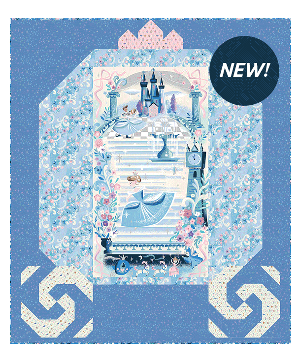 Image: A GIF of the Cinderella's Carriage Panel. Text: NEW! >>