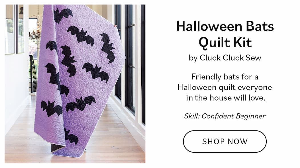Halloween Bats Quilt Kit