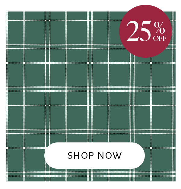 25% Off Shop Now. Green plaid fabric swatch