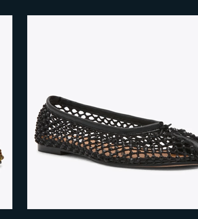 Calico Black Mesh Rhinestone