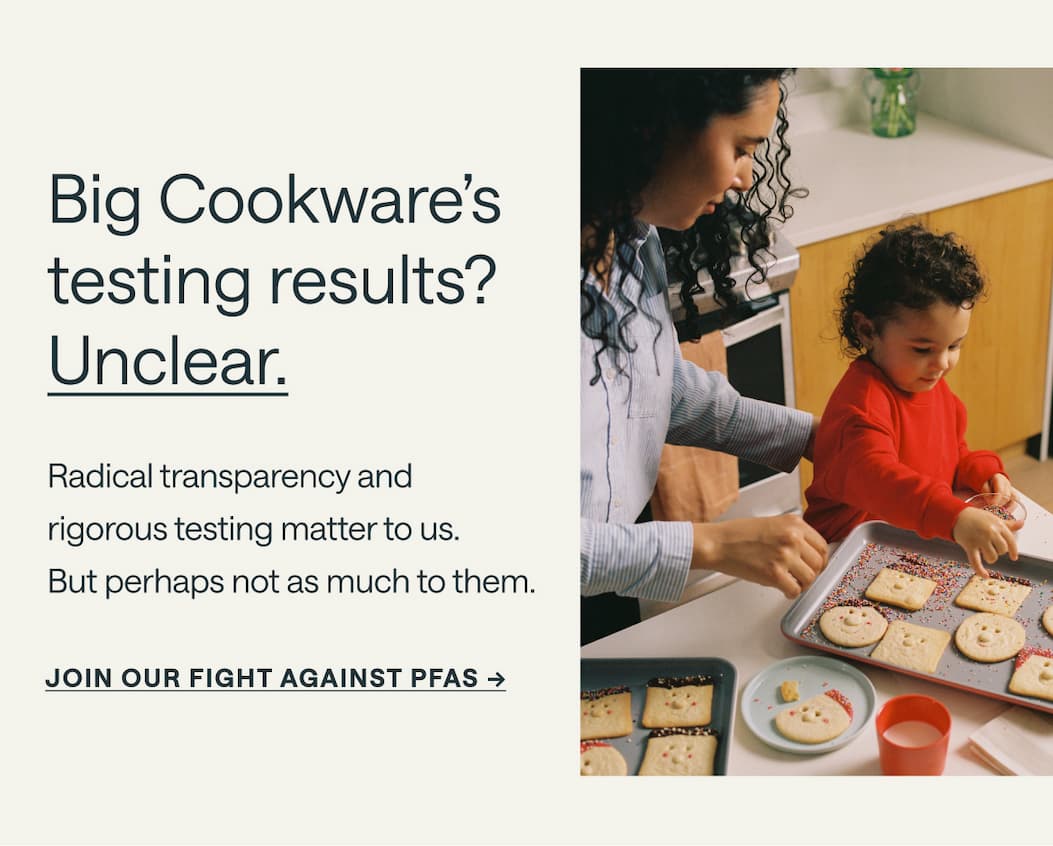 Big Cookware's testing results? Unclear. [JOIN OUR FIGHT AGAINST PFAS]