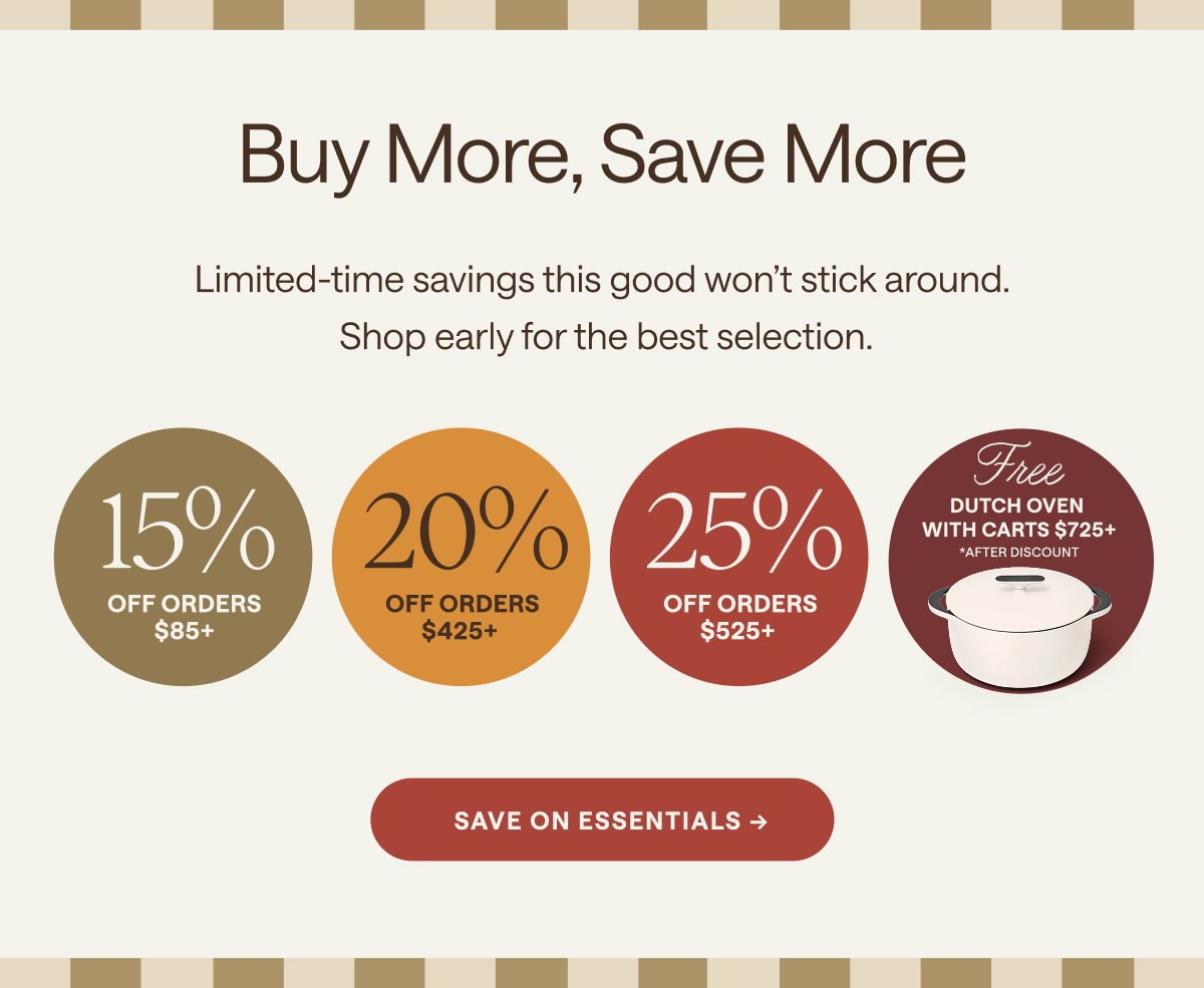 Buy More, Save More | Save On Essentials 